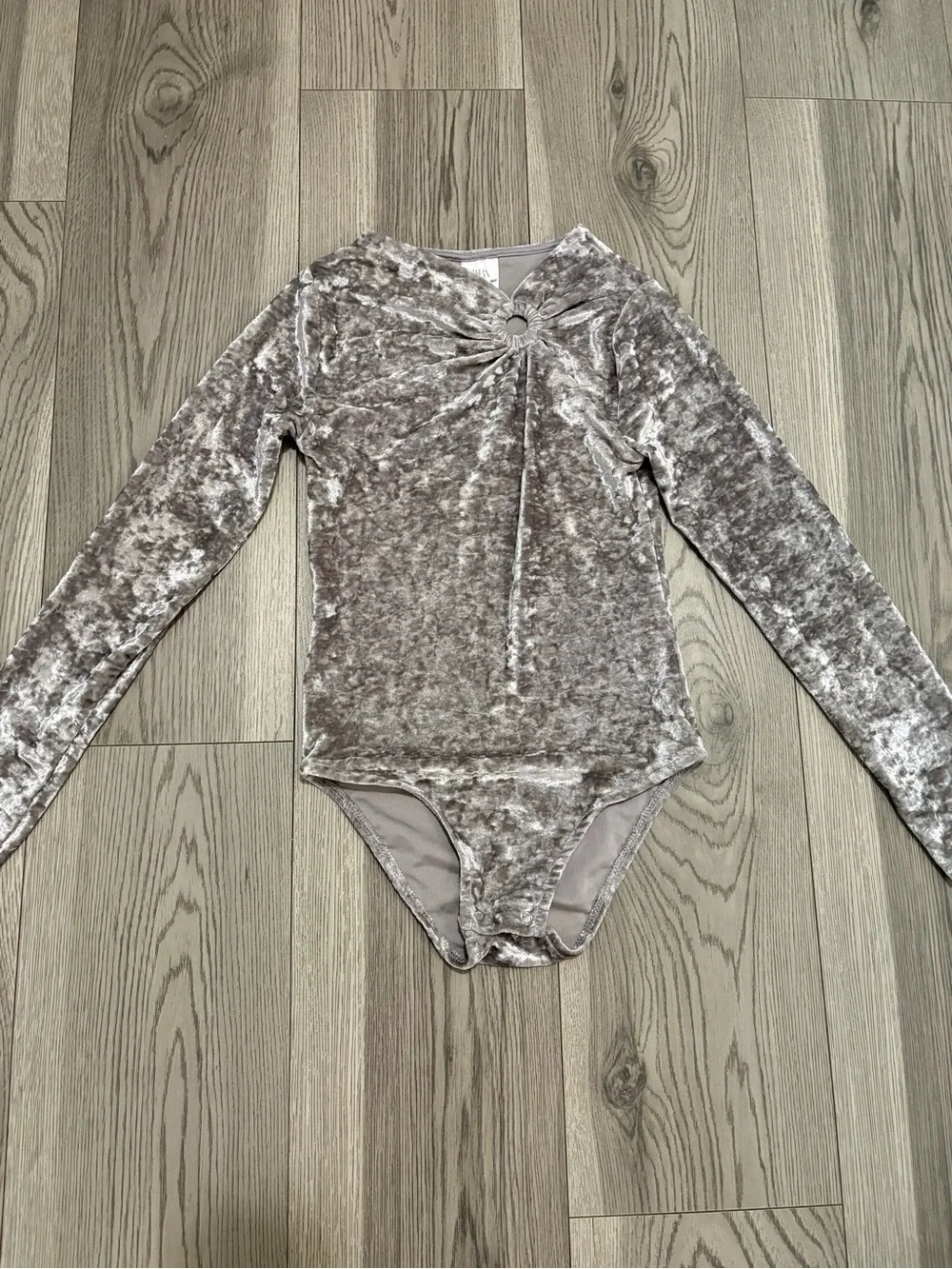 Zara Girls Velvet Bodysuit Sıze 11/12 NWOT